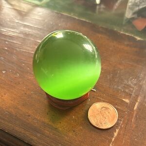 Green Cats eye Sphere